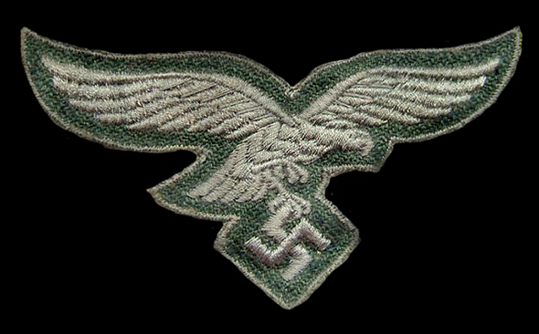 EM /NCO green HBT (herringbone twill) tunic breast eagle